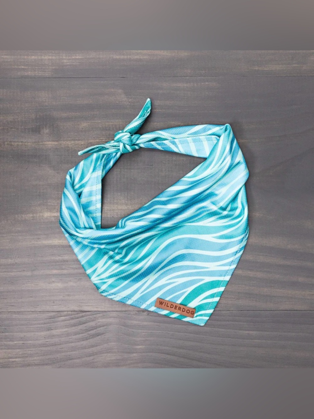Brand New! Wilderdog Cooling Dog Bandana - Olas Teal